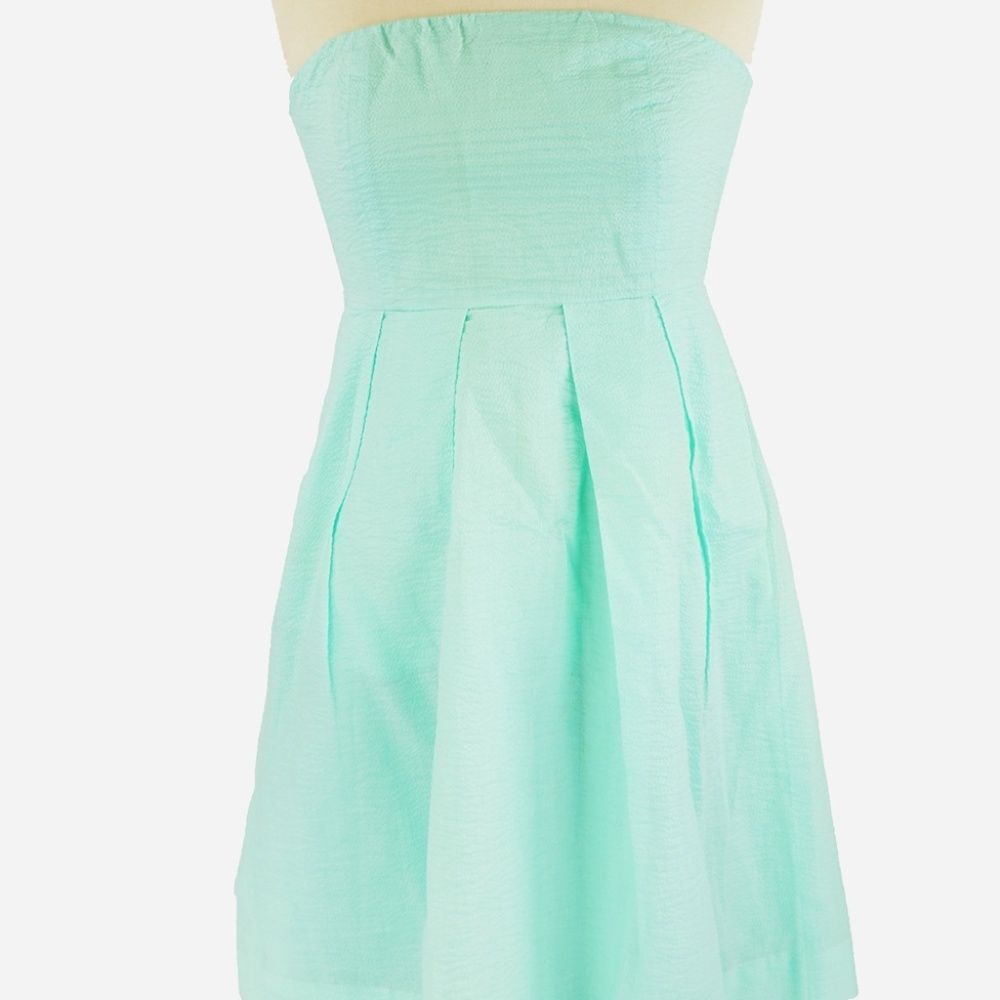 J. Crew Petite Solid Embossed Lorelei A-Line Dress